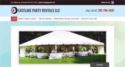 Desktop Screenshot of eastlakepartyrental.com